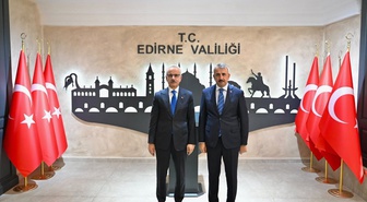 Ulaştırma Bakanı Uraloğlu, Edirne'de hızlı tren hattını Vali Sezer'le değerlendirdi