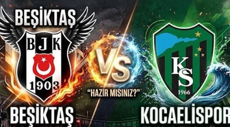Beşiktaş Kocaelispor maçı ne zaman, saat kaçta, hangi kanalda, Beşiktaş Kocaelispor muhtemel 11'leri açıklandı mı?