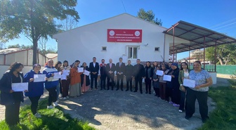Bolu Mengen'de sağım hijyeni kursunu bitiren 13 kursiyer sertifika aldı