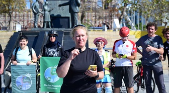COP31 Bike Ride ekibi İstanbul'da 10 maddelik bisiklet talebini duyurdu