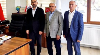 Göynücek Belediye Başkanı Şahin, Din Görevlileri Haftası'nda müftülüğü ziyaret etti