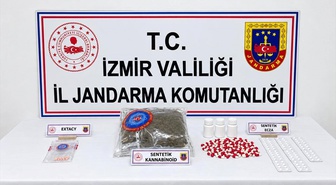 İzmir Torbalı'da evinde 274 sentetik ecza ele geçirilen şüpheli tutuklandı