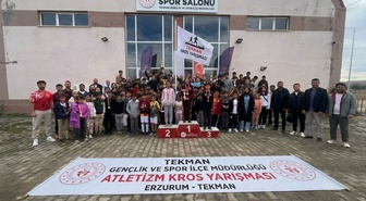 Tekman'da 144 öğrencinin katıldığı okullar arası yarışmada dereceler belli oldu