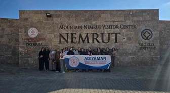 Adıyaman Kız Yurdu öğrencileri, Perre'den Nemrut'a uzanan gezide tarihi mirası tanıdı
