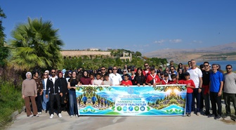 Adıyaman Milli Eğitim'in doğa yürüyüşü Kahta'da öğretmen ve öğrencileri buluşturdu