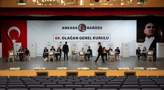 Ankara Barosu 69. Olağan Genel Kurulu'nda oy verme işlemi başladı