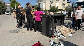 Antalya Serik'te otomobil, üç tekerlekli bisiklete çarptı; 1'i ağır 2 yaralı