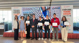 Aydın Lisesi öğrencileri İzmir’deki Genç Tekno Girişim Kampı’nda birinci oldu