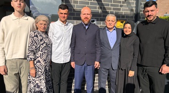 Bilal Erdoğan, Birliğin eski Köln Bölge Başkanı'nın ailesine taziye ziyaretinde bulundu