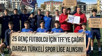 Darıca Türkeli Spor’dan TFF’ye tepki: 25 futbolcunun geleceği tehlikede