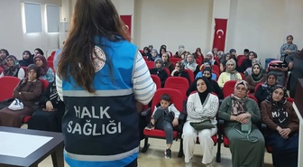 Nazilli'de kadınlara meme kanseri ve uyuşturucuyla mücadele eğitimi verildi