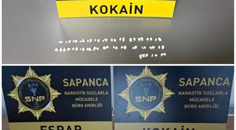 Sakarya'da otogarda yakalanan uyuşturucu şüphelisi 8,48 gram kokainle tutuklandı