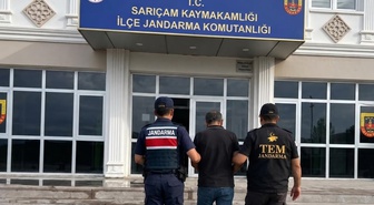 Adana Sarıçam'da jandarma operasyonunda DEAŞ üyeliğinden aranan 1 şüpheli yakalandı