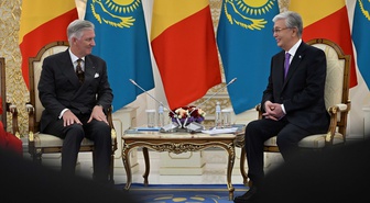 Belçika Kralı Philippe, Astana'da Kazakistan ile işbirliğini güçlendirmek istedi