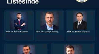EBYÜ'den 5 akademisyen, dünyanın en etkili bilim insanları 2026 listesinde yer aldı