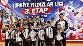 Karakaş Spor Kulübü, Yıldızlar Ligi'nde 43 madalyayla genel klasmanda üçüncü oldu