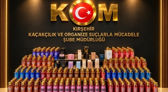 Kırşehir'de polis aramalarında 649 parfüm ele geçirildi, değeri yaklaşık 2 milyon TL