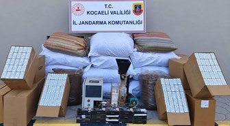 Kocaeli Başiskele'de 420 kg kıyılmış tütün ele geçirildi, 1 zanlı gözaltına alındı