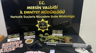 Mersin'de sokak satıcılarına operasyonda gözaltına alınan 6 şüpheli tutuklandı