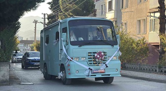 Mücahit Güller, 2004 Magirus'u 3 yılda karavana çevirip gelin arabası olarak kullandı