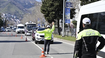 Ordu'da son bir haftada 19 bin 342 araç denetlendi, 3 bin 355 sürücüye işlem yapıldı