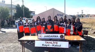 Siirt'te aşırı sıcaklık tatbikatında 23 afet grubuna eş zamanlı görev planlandı