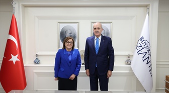 TBMM Başkanı Kurtulmuş, Gaziantep'te Gazze kardeş şehir protokolü töreninde konuştu