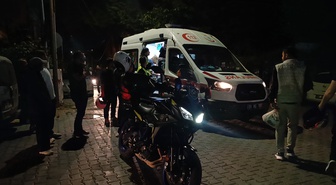 Tekirdağ Değirmenaltı'da motosiklet sürücüsü otomobille çarpışıp yaralandı
