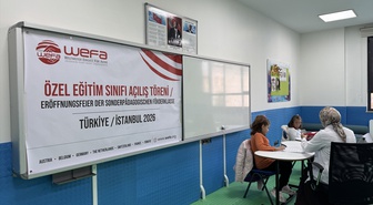Ümraniye'de Can Gür İlkokulunda 3 özel eğitim sınıfı açıldı