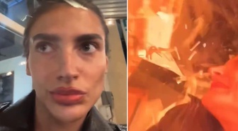 Video çekerken füze saldırısına uğradı