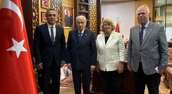Bahçeli, cemevlerine ibadethane talebiyle Alevi Vakıfları Federasyonu ile görüştü