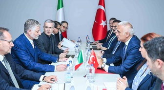 Bakan Ersoy, İtalya Kültür Bakanı Giuli ile Pamukkale'de kültürel mirası görüştü