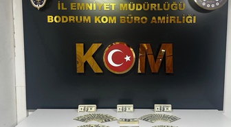 Bodrum'da işyerinde 46 bin 200 sahte ABD doları ele geçirilen şüpheli tutuklandı