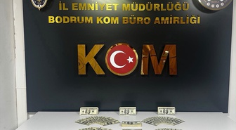 Bodrum'da sahte dolar operasyonunda 46 bin 200 dolar ele geçirildi, zanlı tutuklandı