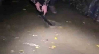 Elazığ Sivrice'de Hazar Gölü kıyısında kamp yapan grup fırtınada zor anlar yaşadı