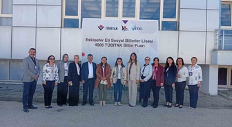 Eskişehir Eti Sosyal Bilimler Lisesi TÜBİTAK 4006'da Türkiye birincisi oldu