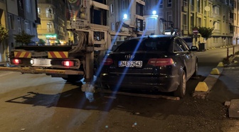 Eskişehir Tepebaşı'nda hatalı park edilen otomobil çekildi, sürücüsüne ceza kesildi