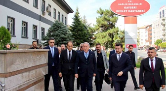 Hulusi Akar, Kayseri Devlet Hastanesi’nde sağlık yatırımlarını yerinde inceledi