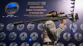 Jandarma'nın Boran-8 Keskin Nişancı Yarışması Foça'da başladı, 48 takım katılıyor.