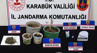 Karabük merkez ve Yenice'de uyuşturucu operasyonunda 2 kişi gözaltına alındı