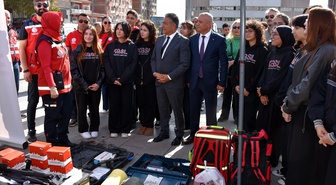 Kırıkkale'de Afet Risklerinin Azaltılması Günü'nde ekipmanlar tanıtıldı