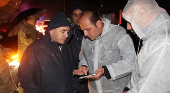 Kuvvetli sağanak Elazığ'da 30 noktada su baskınına neden oldu