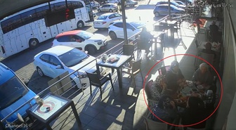 Manisa'da 11 kişinin öldüğü kazadan önce otobüsün Susurluk molası kameraya yansıdı