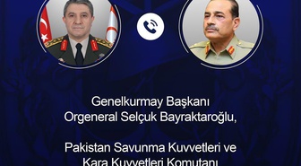 Milli Savunma Bakanlığı, Bayraktaroğlu ile Munir'in telefon görüşmesini duyurdu