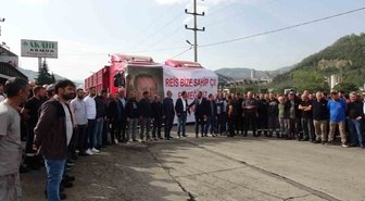 Trabzon'da kömürcüler, Çağlayan depolama alanı kararına basın açıklaması yaptı