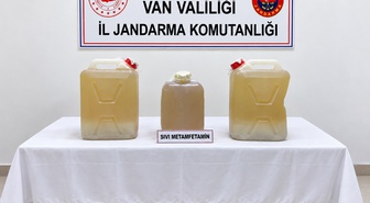 Van İpekyolu'nda 34 kilo 202 gram sıvı metamfetamin bulundu, 1 kişi tutuklandı
