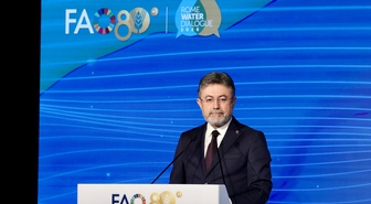 Bakan Yumaklı, FAO Roma Su Diyaloğu'nda Türkiye'yi temsil etti, Gazze'ye dikkat çekti