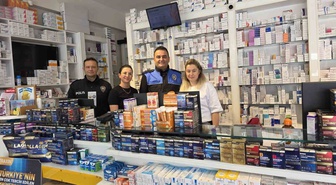 Bilecik Bozüyük'te eczanelere dolandırıcılık ve KADES bilgilendirmesi yapıldı