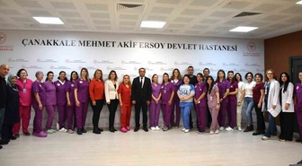 Çanakkale’de sezeryan oranları düşük olan Devlet Hastanesi’ne teşekkür