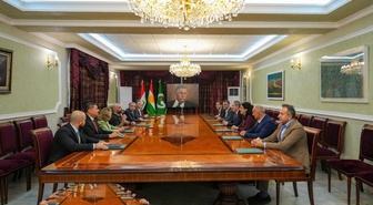 DEM Partili Bakırhan, YNK Genel Başkanı Talabani ile Süleymaniye'de görüştü